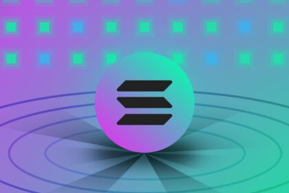 XRP coin logo on blue digital background