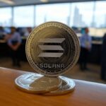 Solana was making a disappointing release on CME
