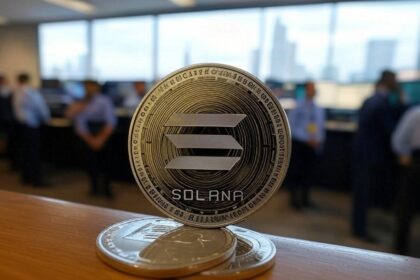 Solana was making a disappointing release on CME