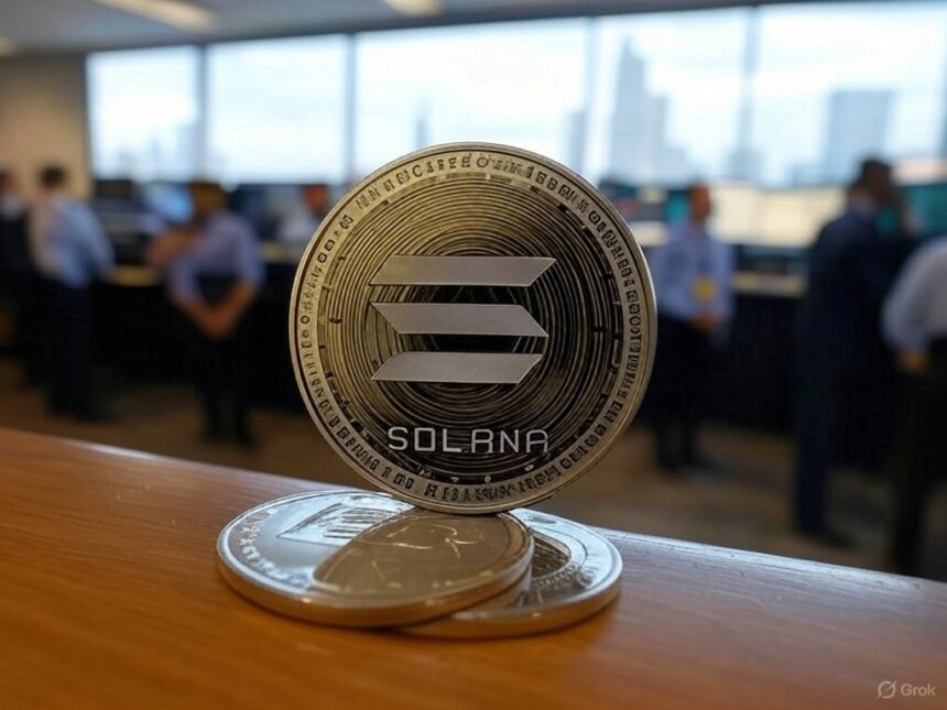 Solana was making a disappointing release on CME